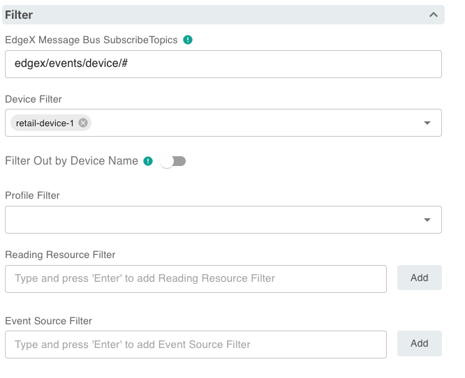 Filter Value(s)
