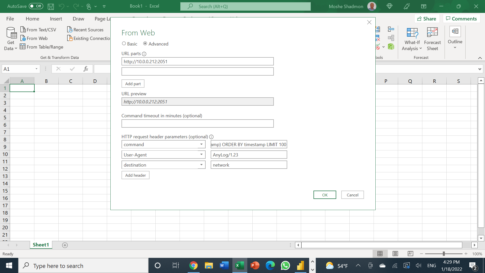 data source form