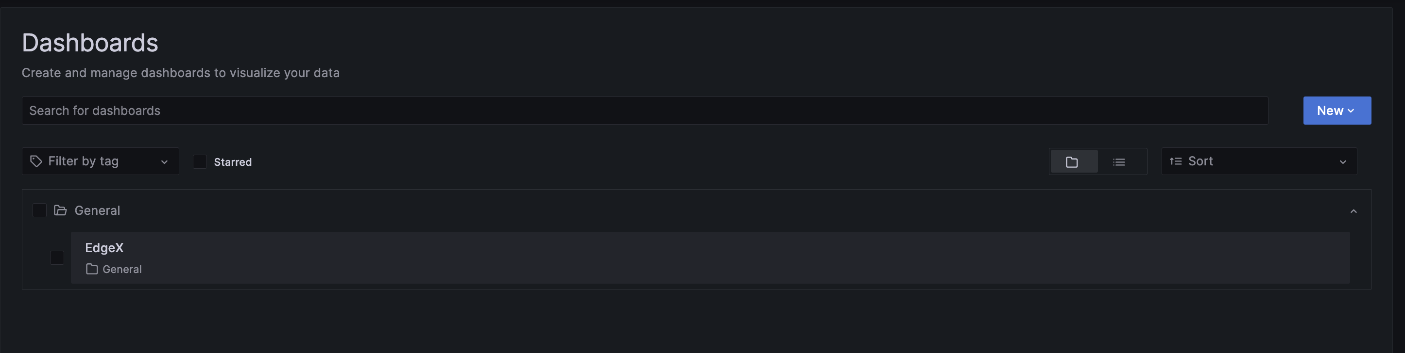 New Dashboard