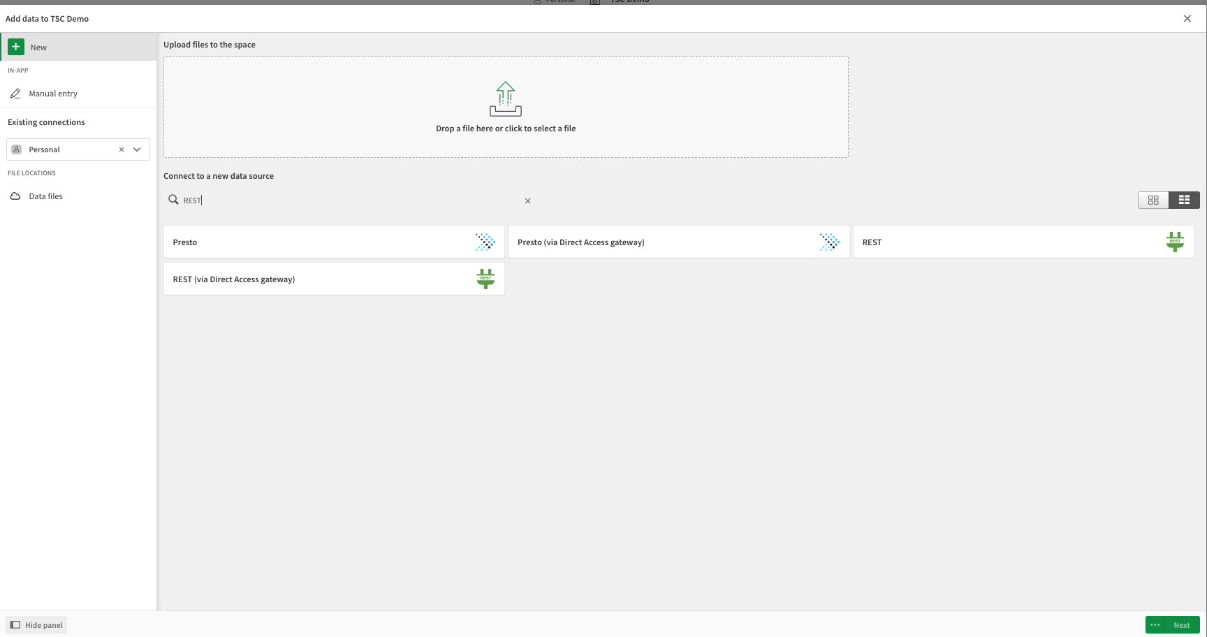 source options